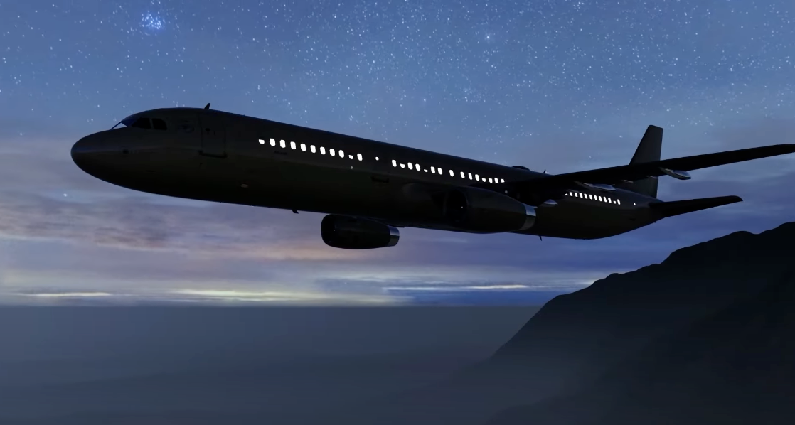 Why is it difficult for passengers to see stars from airplane windows?