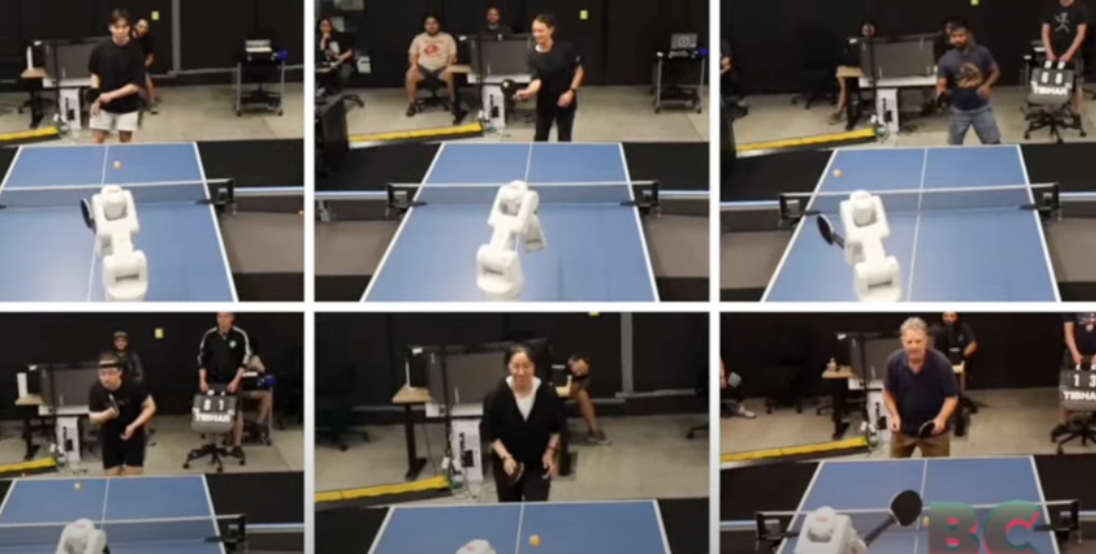 Google DeepMind’s AI Robot Plays Amateur Table Tennis