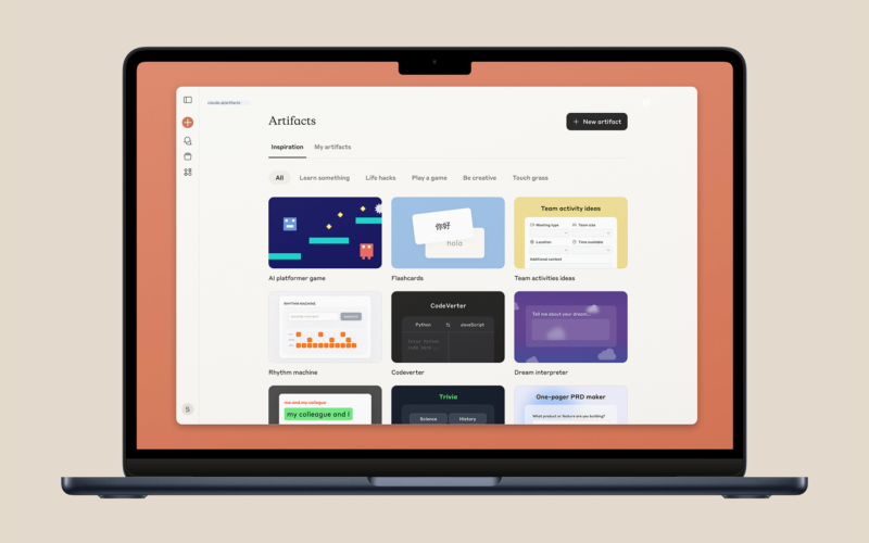 Anthropic now lets you make apps right from its Claude AI chatbot