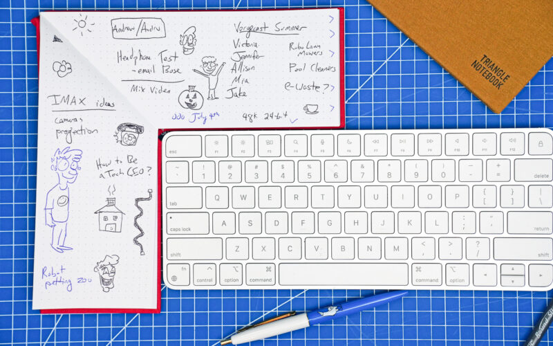 Weird-shaped notebooks make me want to write again 
