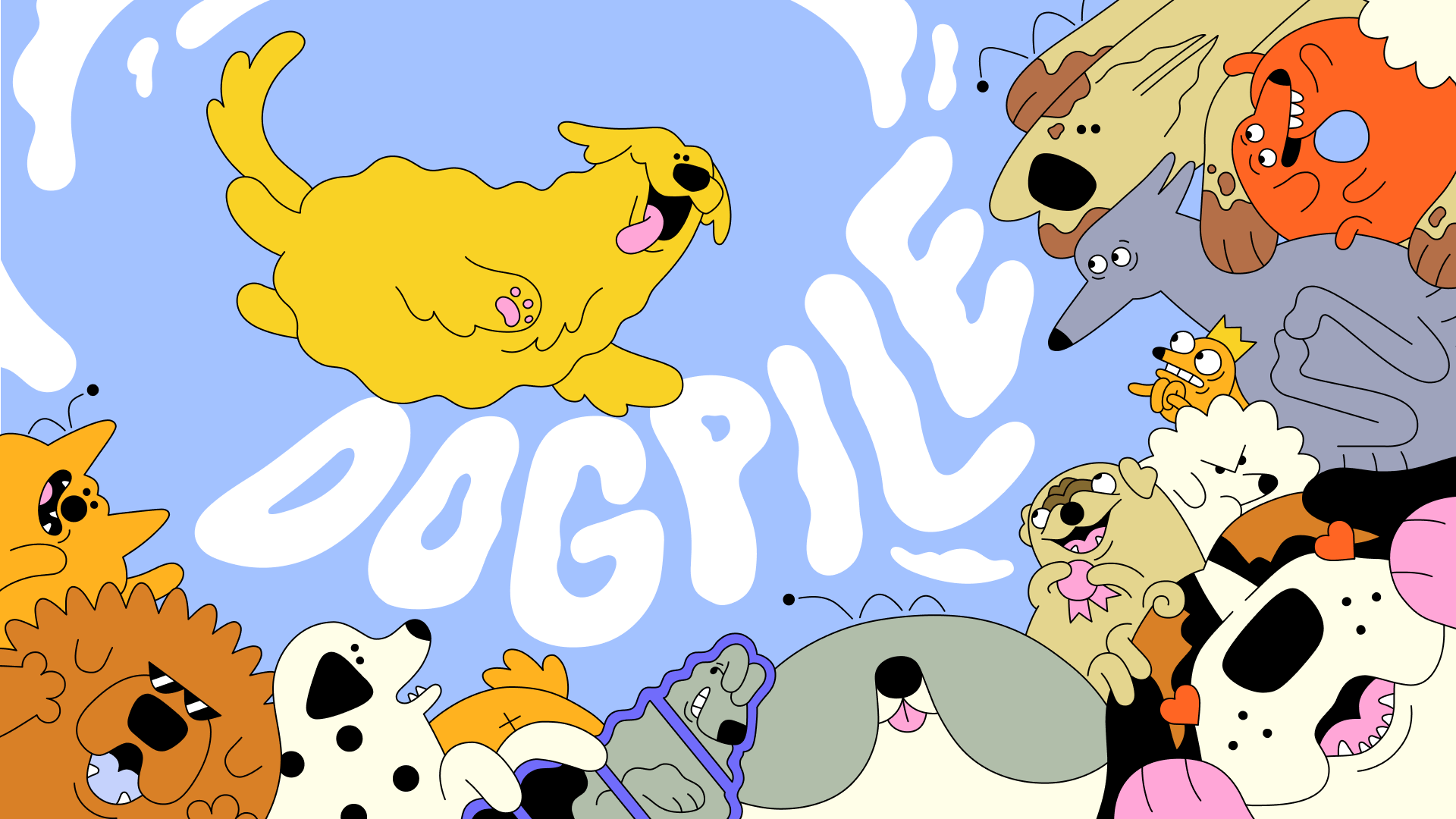 Dogpileâ€™s puzzles mix Balatro, Tetris, and a pile of puppies