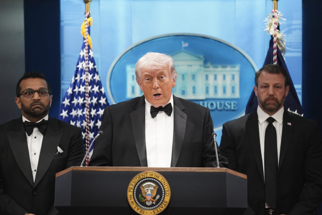 Trump turns the WHCD shooting into a pitch for the White House ballroom