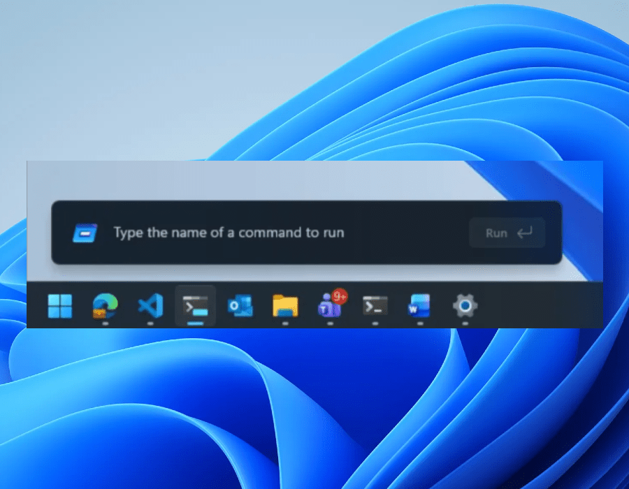Microsoft tests redesigned Windows 11 Run menu with dark mode and more